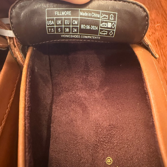 Vionic Tan Leather Loafers - Picture 7 of 12